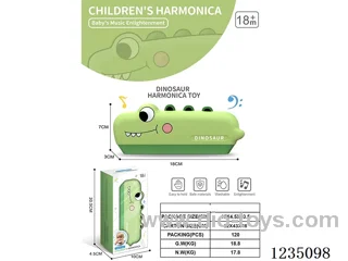 Dinosaur Harmonica Instrument (Silicone)