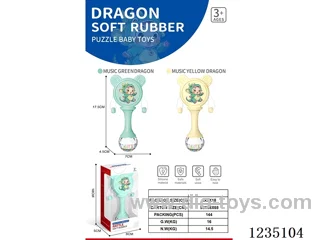 Dragon Baby Rattle (with Music Teether)