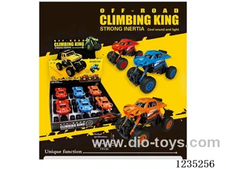 Sound and Light Inertia Off-Road Climbing Car (6 pieces)