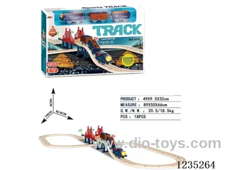 (GCC) Retro Train Track not included battery