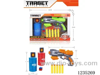 (GCC) Catapult air drop oil drum target + soft bullet gun