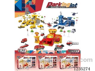 (GCC) Parking lot set-alloy car