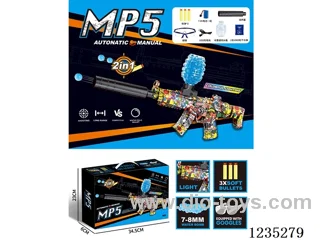 MP5 Colorful Running Lights soft/water bullet gun included battery