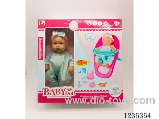 12-inch Full-vinyl Doll with Accessories 11PCS Set