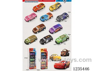 pull back alloy car 5 PCS