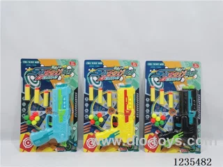 Dual-Function Soft-Bullet Ping Pong Gun 3 colors mixed