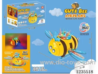 B/O universal Bionic Mechanical Bee Airplane W L/M not included battery