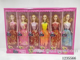 12 types of 11-inch solid Barbie display boxes 12PCS