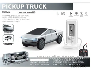 1:14 4ch RC Tesla Cybertruck Simulation Car included battery