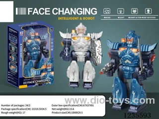 B/O face-changing robot W L/M not included battery