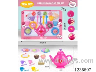 Playhouse light and music tea set included battery