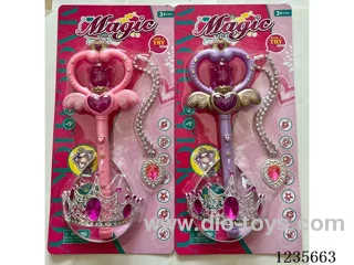 Little Fairy Magic Wand + Accessories Set included battery