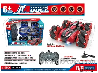 2.4G 11ch RC stunt double-sided car included battery