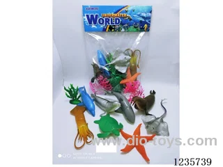 8 Marine Animals Set