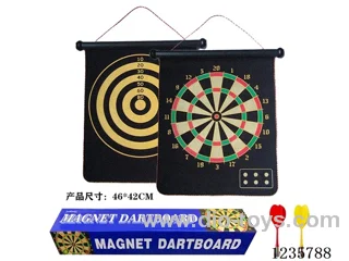Magnetic dartboard set