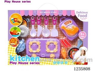 Play Kitchen Tableware Food Set