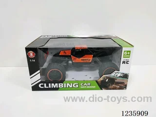 1:14 4ch RC Alloy Climbing Off-Road Car with Lights (included battery + USB cable)