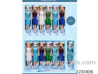 12PCS Empty Snow Barbie Set