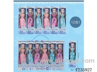 12-in-1 Empty Snow Barbie Set