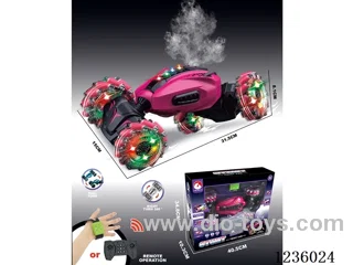 32cm RC Twist Car W L/M/spray included battery (Dual Remote Control)