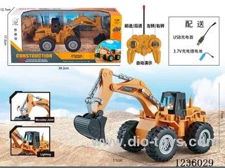 1:20 5ch RC  bulldozer with light(included battery)