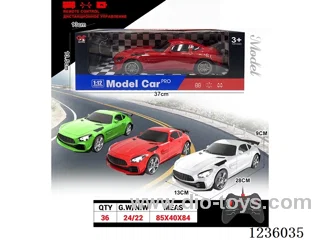 1:12 4ch RC Mercedes sports car with light 3 colors mixed not included battery