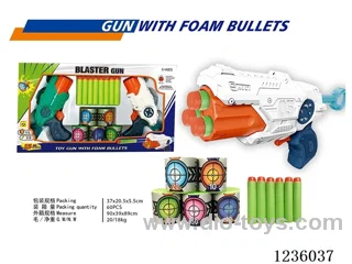 Pneumatic soft bullet gun