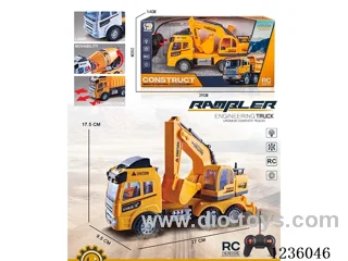 4ch RC engineering vehicle (with lights)not included battery