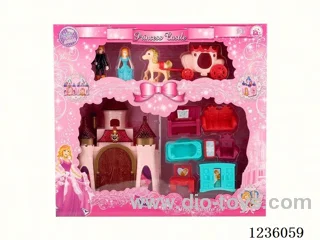(GCC) Castle with Light/12 Songs (Included battery 3*AG13 ) (2 Mixed)
