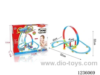 B/O Harmony 3D rotating roller coaster track (GCC)not included battery