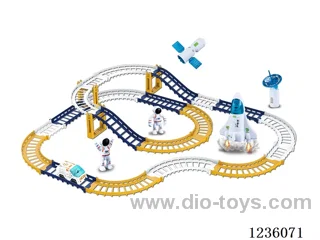 Extreme track electric track car (32PCS)(1*AA not included battery)