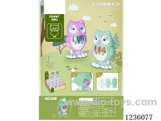 Wind-up jumping owl (single price)16PCS