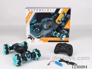 9ch RC Stunt Car W L/M included battery(Sideways Wheels/No Watch)
