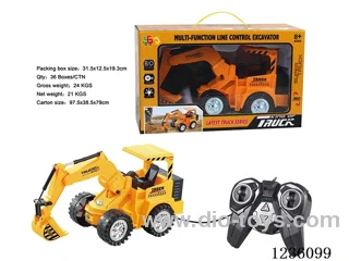 (GCC) 5ch wired excavator/with lights not included battery