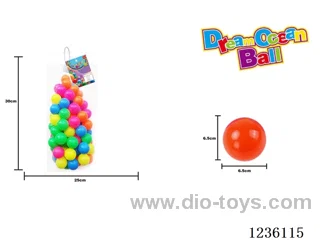 Ocean ball 6.5CM 100PCS