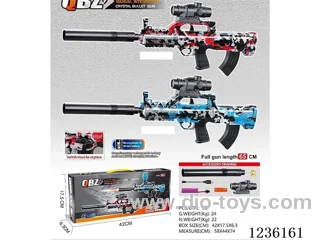Manual/Automatic Dual Mode water bullet gun included battery- 3.7V battery