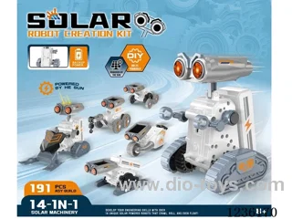 14-in-1 Solar Robot/Electric Robot (Dual Drive Mode)not included battery
