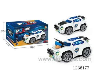 B/O Police car not included battery