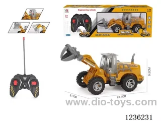 1:36 4ch rc engineering vehicle not included battery
