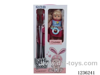 10-inch doll with plastic cart/IC included battery 2*AG13