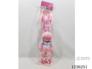 Plastic car+doll