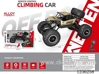 Alloy 1:10 rc high-speed climbing car included battery