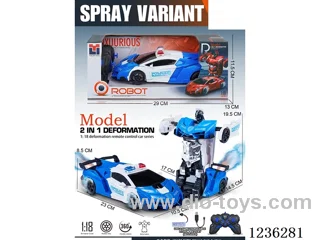 One-button variant RC Lamborghini police car (included battery)