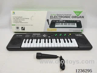 32-key multifunctional electronic organ with microphone (GCC)/not included battery