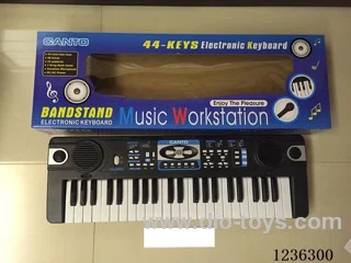 44-key multifunctional electronic organ with microphone/plug-in /not included battery