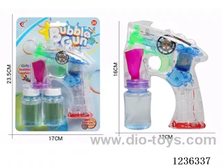 Small space transparent electric bubble gun W L/M (GCC)not included battery