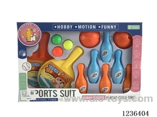 Table Tennis Bat Bowling Set