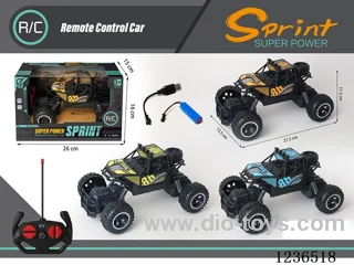 4ch RC Climbing Buggy 3 colours mixed included battery
