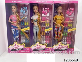 11 inch 9 Joints Barbie + Accessories