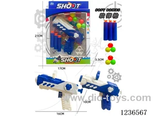 Table tennis soft bullet gun